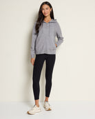 Heather Grey $|& Interval Ava Sweater Zip Hoodie - UGC On Fig