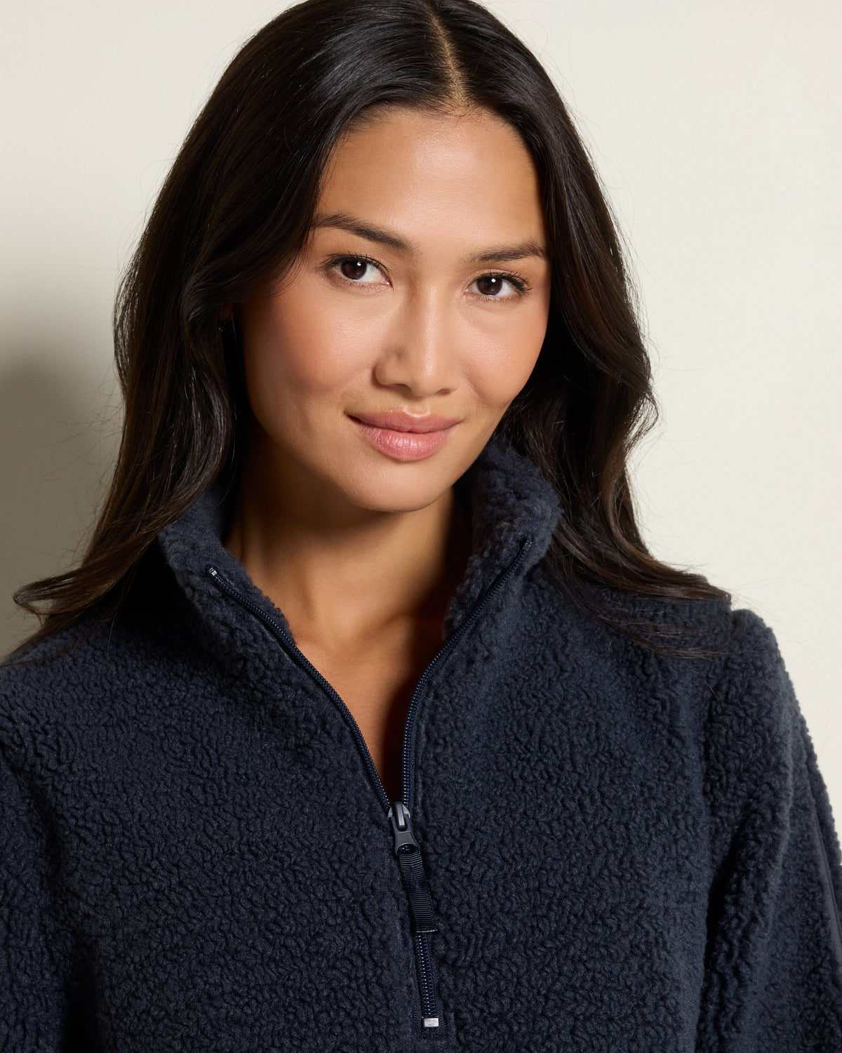 Navy $|& Interval Off Season Fleece 1/4 Zip - VOF Front