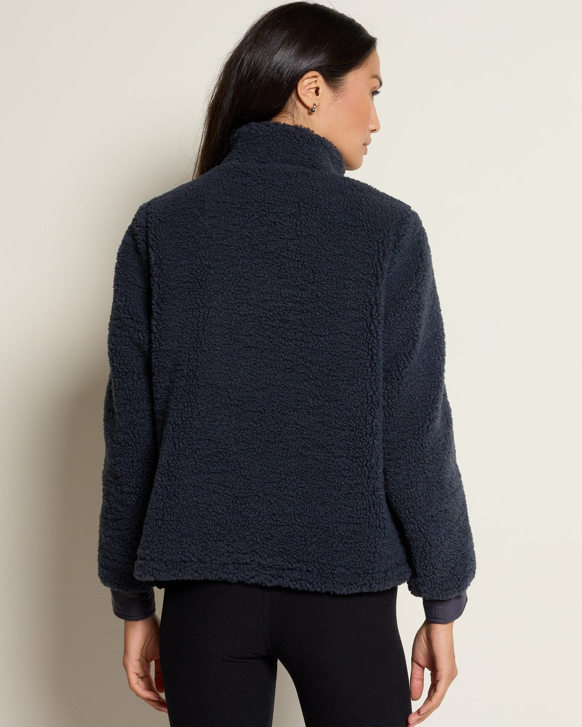 Navy $|& Interval Off Season Fleece 1/4 Zip - SOF Back