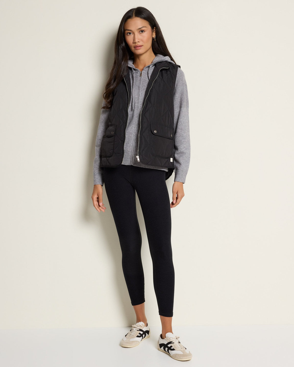 Black $|& Interval Star Light Quilted Vest - UGC On Fig