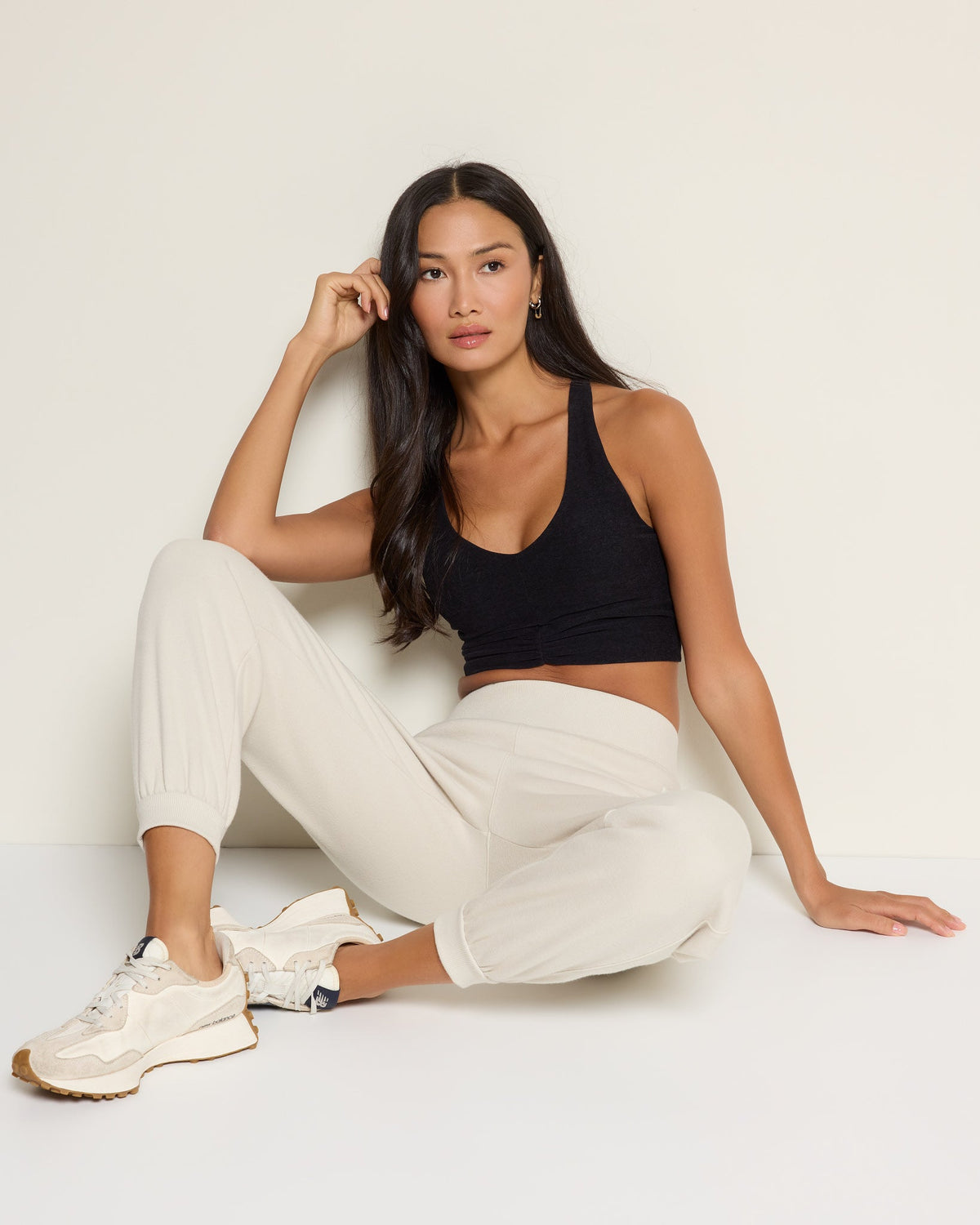 Cream $|& Interval All Star Jogger - SOF Full Front