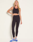 Black $|& True Bliss True Bliss Long Line Bra - SOF Detail
