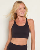 Black $|& True Bliss True Bliss Crossback Bra - SOF Front