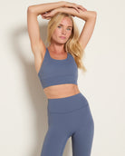 Slate Blue $|& True Bliss True Bliss Crossback Bra - SOF Front