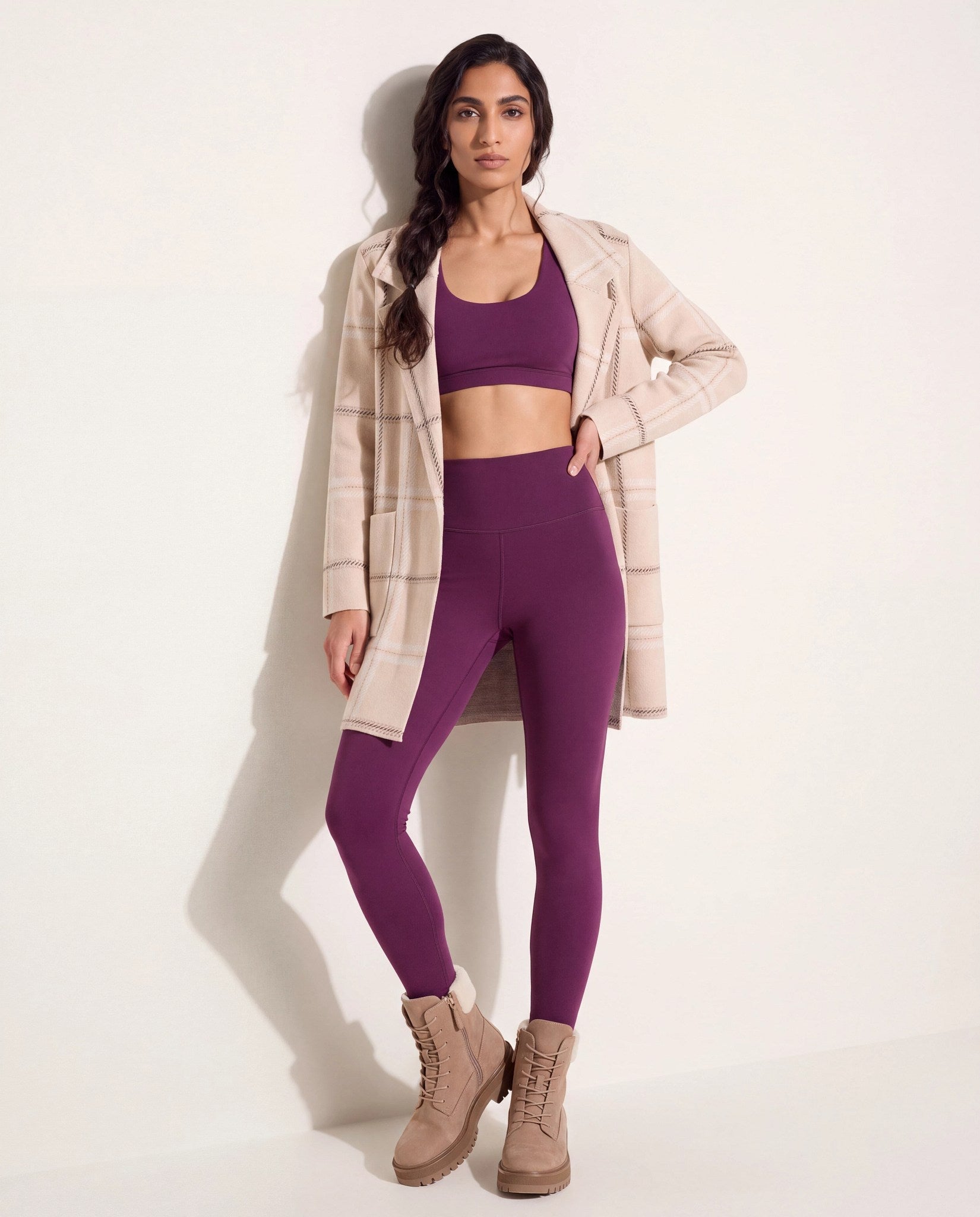 Midnight Orchid $|& Interval Cloudlight Mesh Back Bra - VOF Side